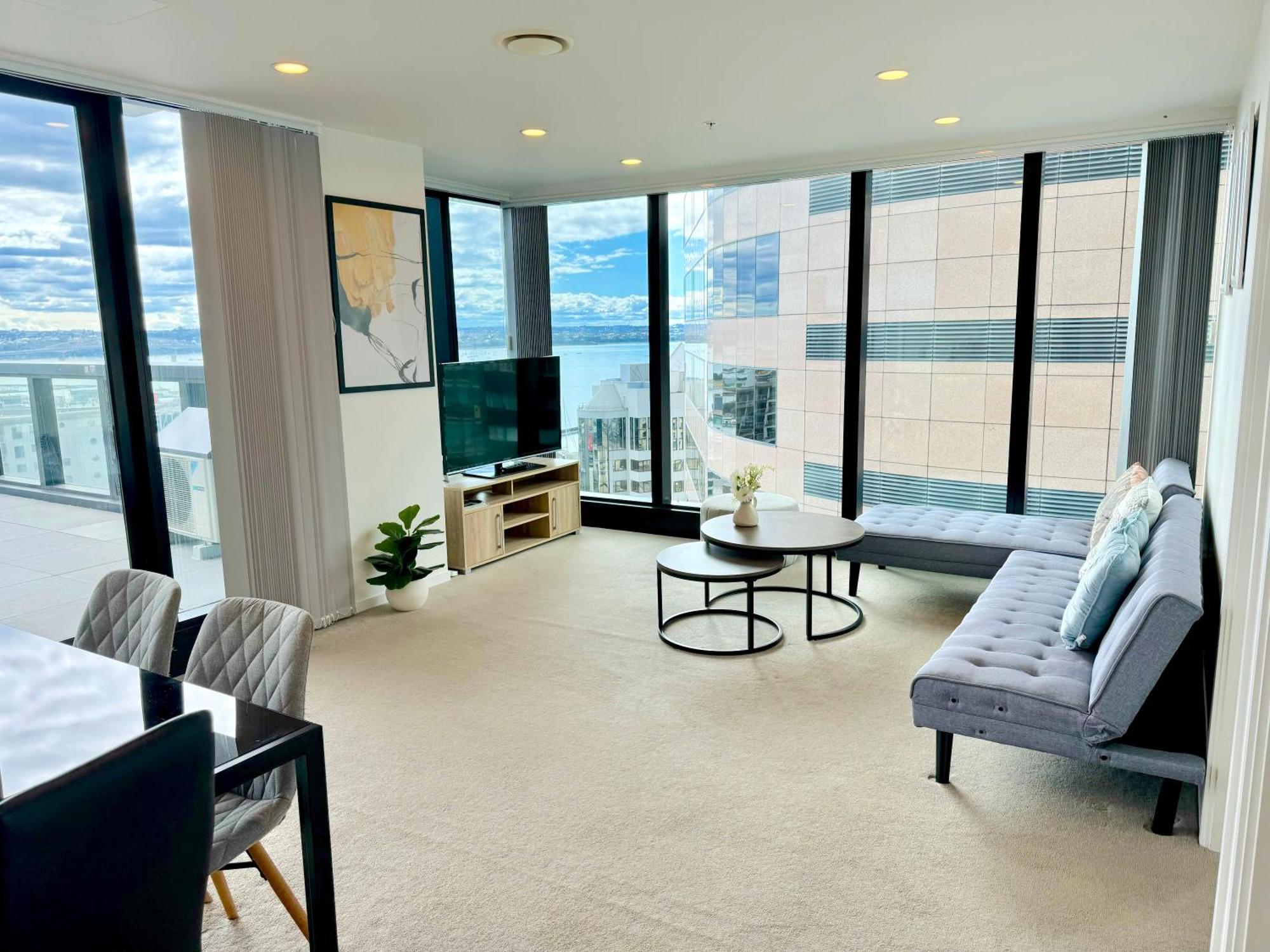Appartement Magnificent Skytower, Sea, Habour View In Cbd à Auckland Extérieur photo